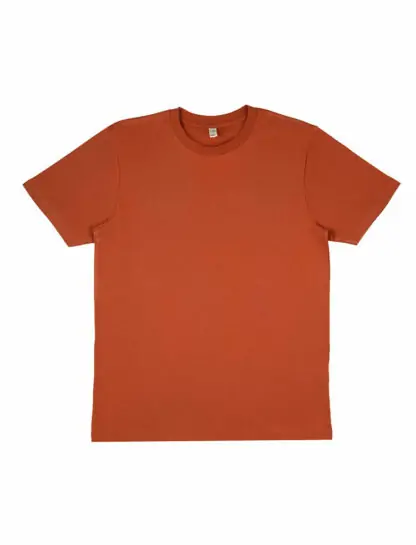Herren/Unisex Bio-Shirt Dark Orange