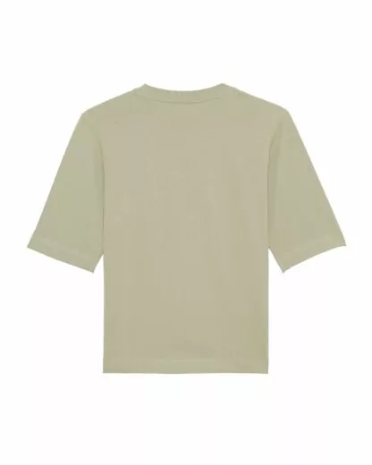 Guter Stoff Damen boxy heavy T-Shirt Fringer Sage bio fair vegan
