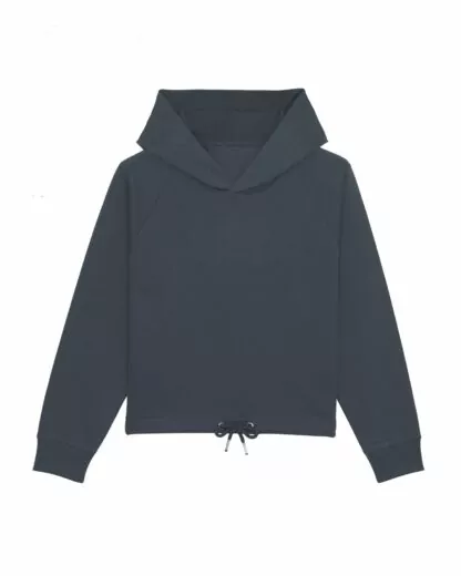 Damen Pullover Hoodie Bower India Ink Grey