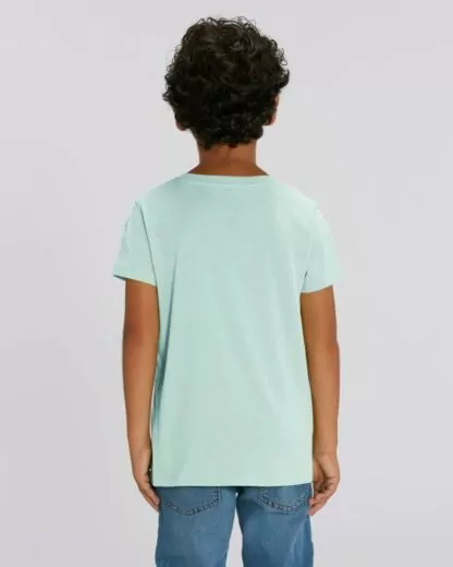 Kinder T-Shirt Bio Fair Mini Creator Caribbean Blue