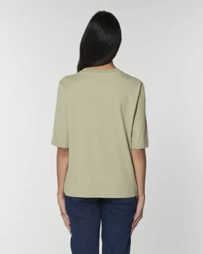 Guter Stoff Damen boxy heavy T-Shirt Fringer Sage bio fair vegan