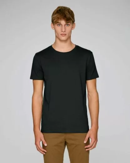 Herren T-Shirt Leads Black – Bild 4