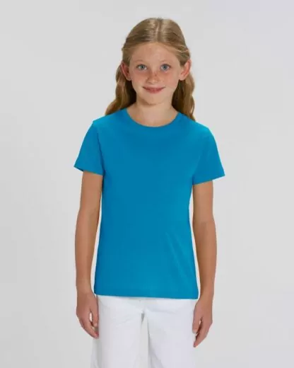 Kinder T-Shirt Bio Fair Mini Creator Azurblau