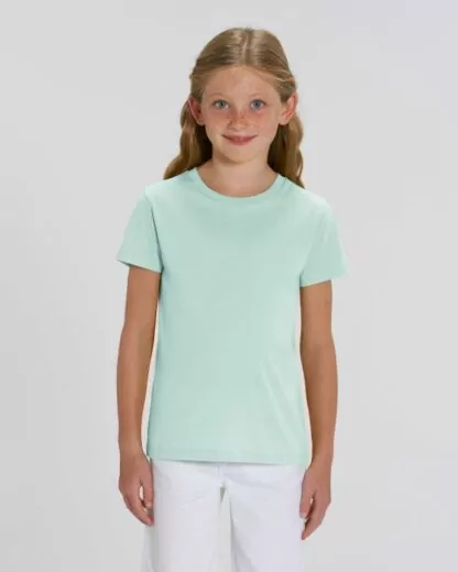 Kinder T-Shirt Bio Fair Mini Creator Caribbean Blue