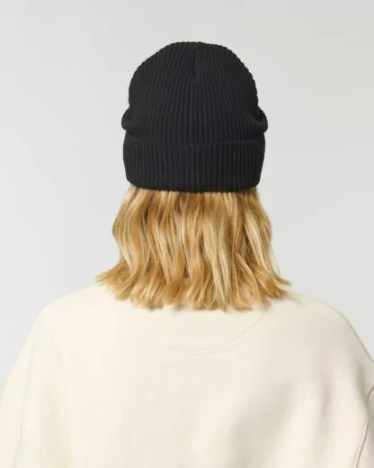 Fisherman Beanie Black – Bild 6