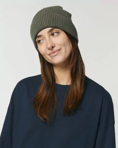 Fisherman Beanie Khaki – Bild 2