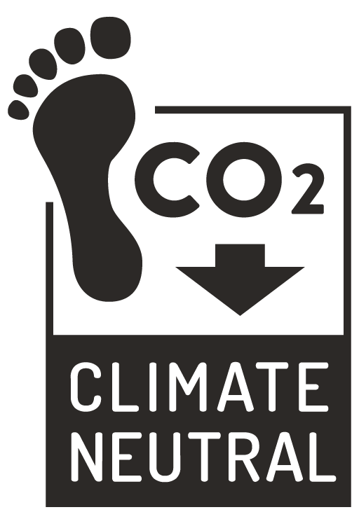 Carbon neutral footprint t-shirt print icon