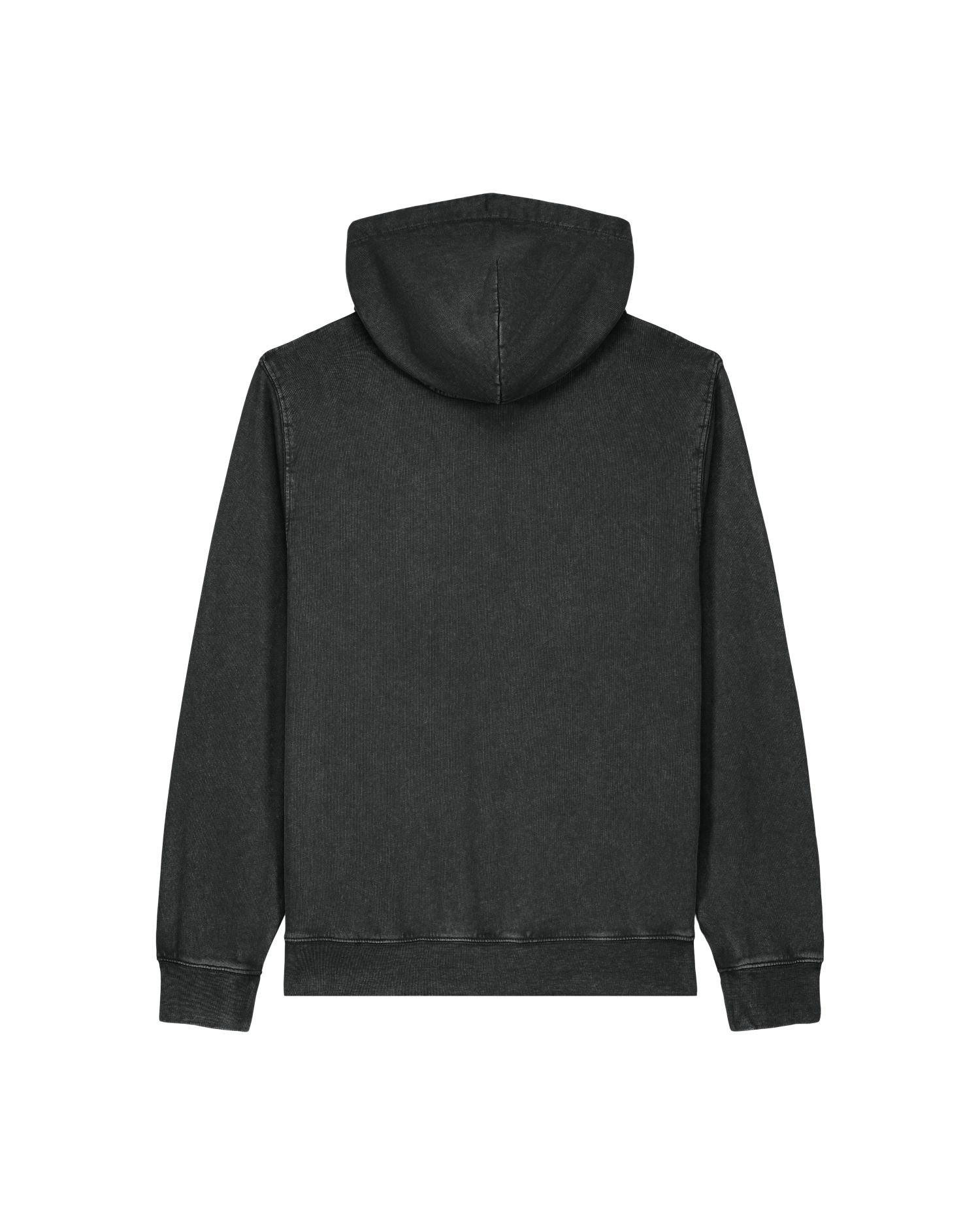 Archer Vintage Hoodie-Pullover G. Dyed Black Rock – Bild 6