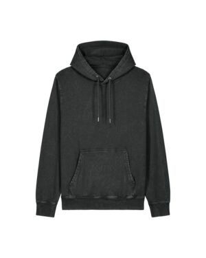 Archer Vintage Hoodie-Pullover G. Dyed Black Rock – Bild 5