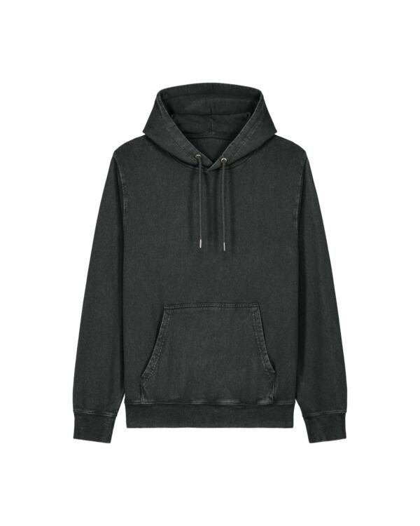 Archer Vintage Hoodie-Pullover G. Dyed Black Rock
