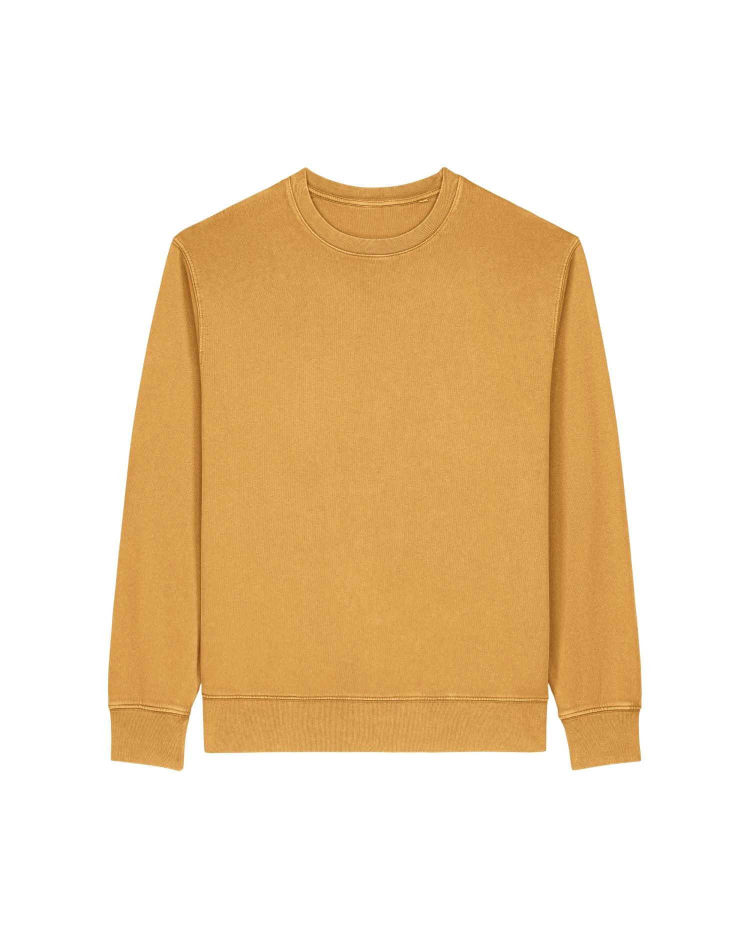 Matcher Vintage Sweatshirt G. Dyed Gold Ochre – Bild 5
