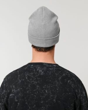 Rib Beanie  Heather Grey – Bild 3