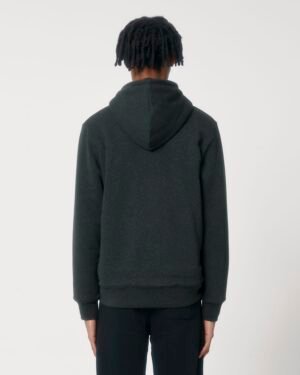 Hygger Sherpa ZIP-Hoodie Dark Heather Grey – Bild 4