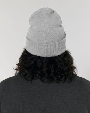 Rib Beanie  Heather Grey – Bild 4
