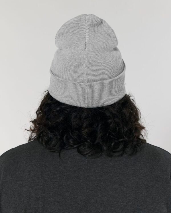 Rib Beanie  Heather Grey