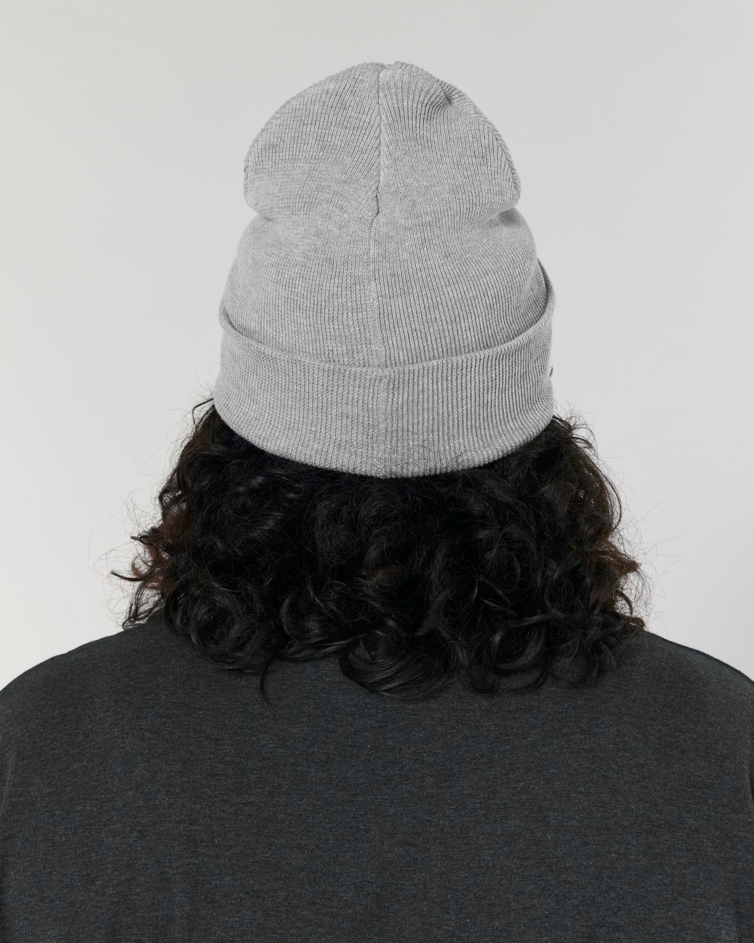 Rib Beanie  Heather Grey – Bild 4