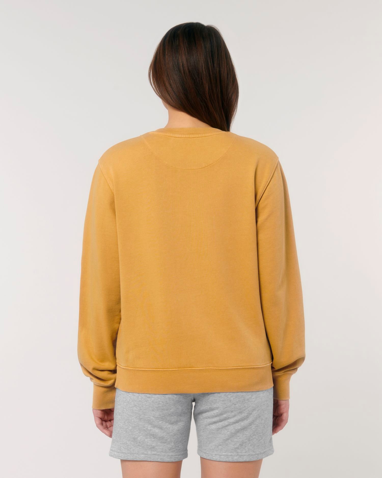 Matcher Vintage Sweatshirt G. Dyed Gold Ochre – Bild 4