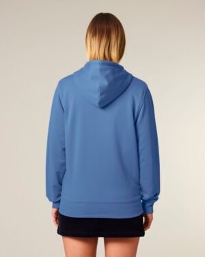 Connector 2.0 ZIP-Hoodie Bright Blue – Bild 4