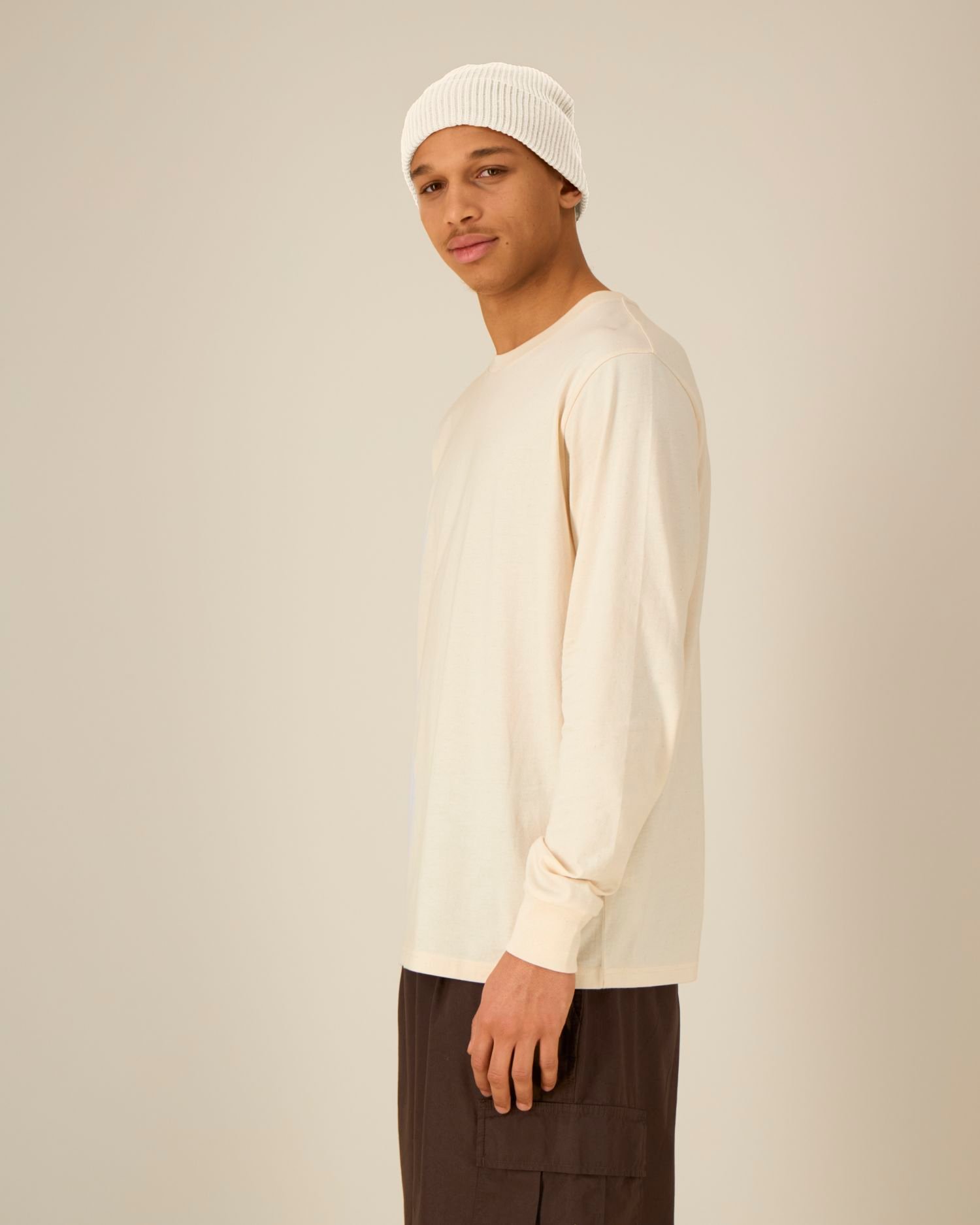 Fisherman Beanie  Natural – Bild 1