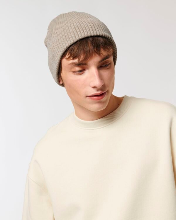 Fisherman Beanie  Heather Sand