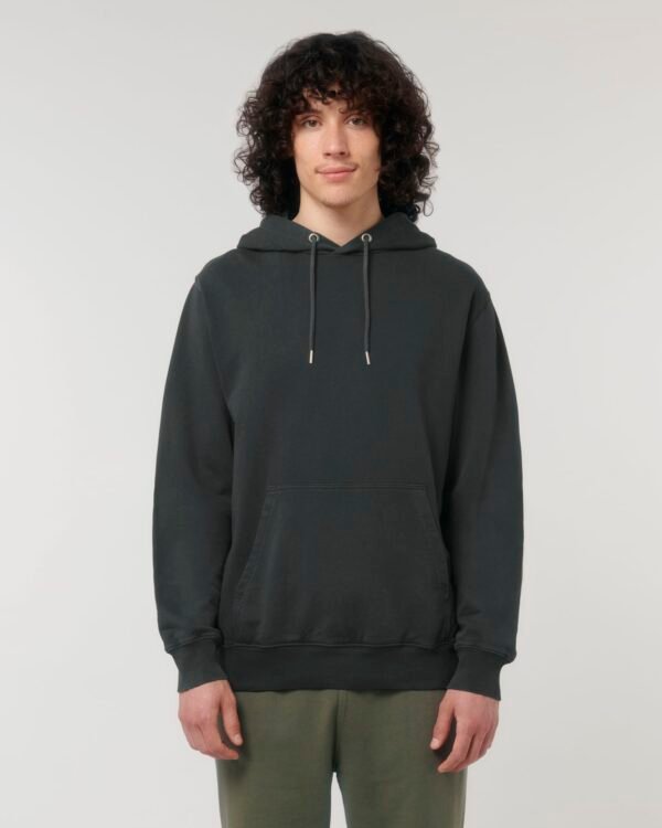 Archer Vintage Hoodie-Pullover G. Dyed Black Rock