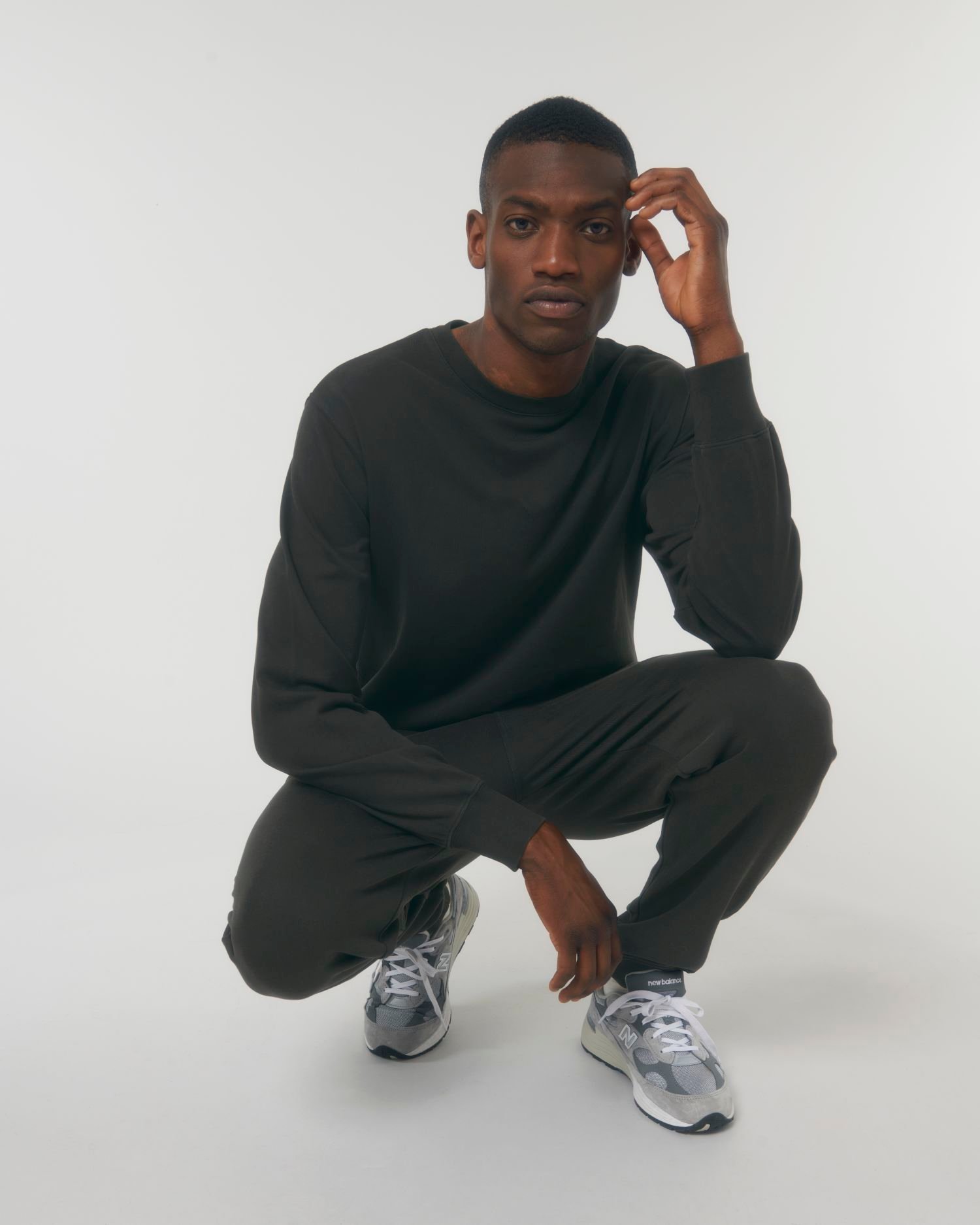 Matcher Vintage Sweatshirt G. Dyed Black Rock