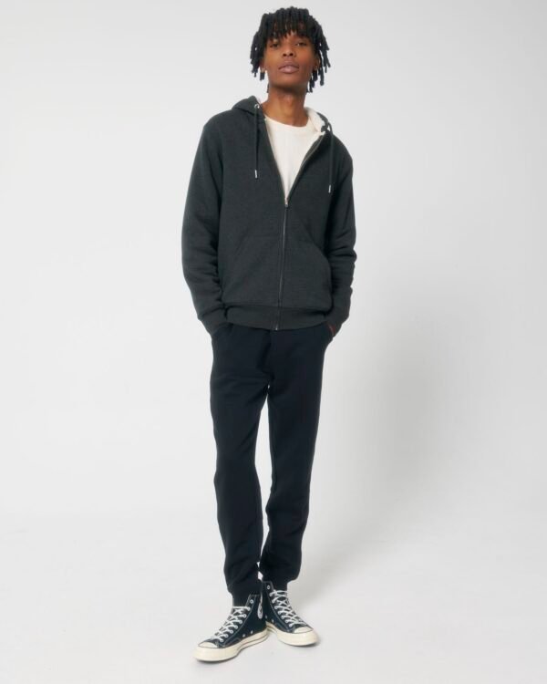 Hygger Sherpa ZIP-Hoodie Dark Heather Grey