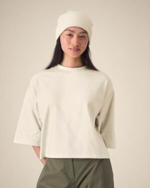 Rib Beanie  Natural – Bild 2