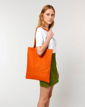Light Tote Bag Tasche Bright Orange – Bild 2