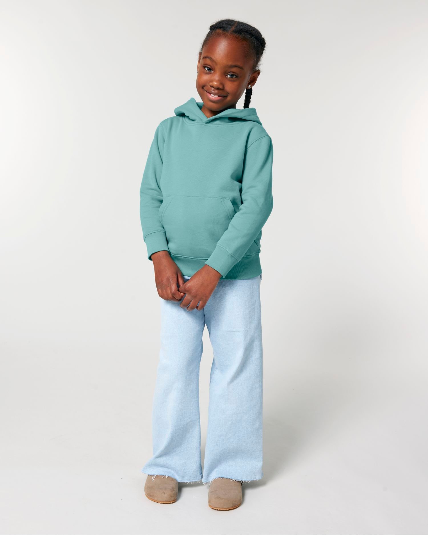 Mini Cruiser 2.0 Hoodie-Pullover Teal Monstera