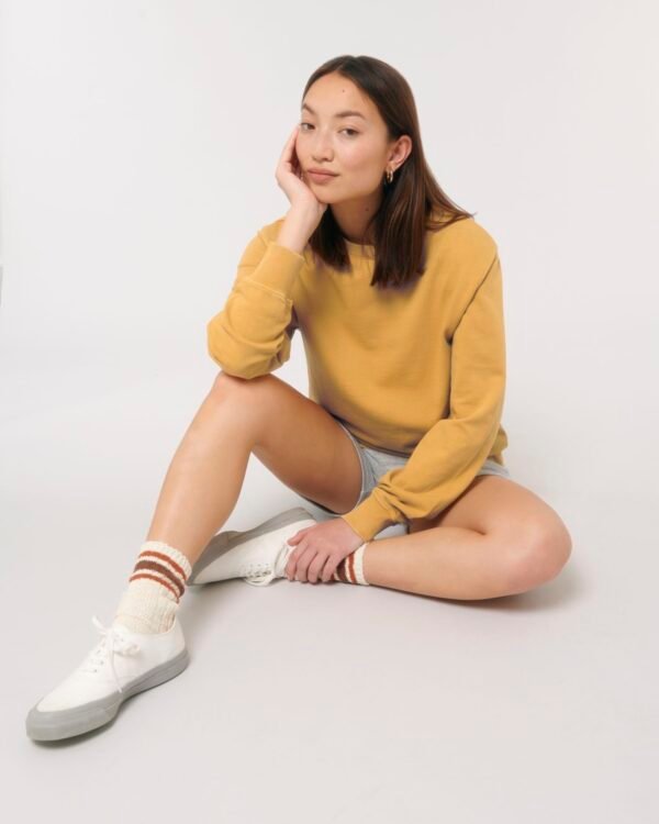 Matcher Vintage Sweatshirt G. Dyed Gold Ochre