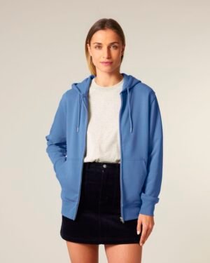 Connector 2.0 ZIP-Hoodie Bright Blue – Bild 2