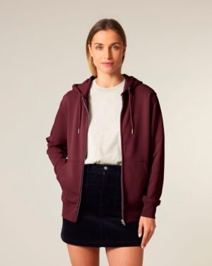Connector 2.0 ZIP-Hoodie Burgundy – Bild 2