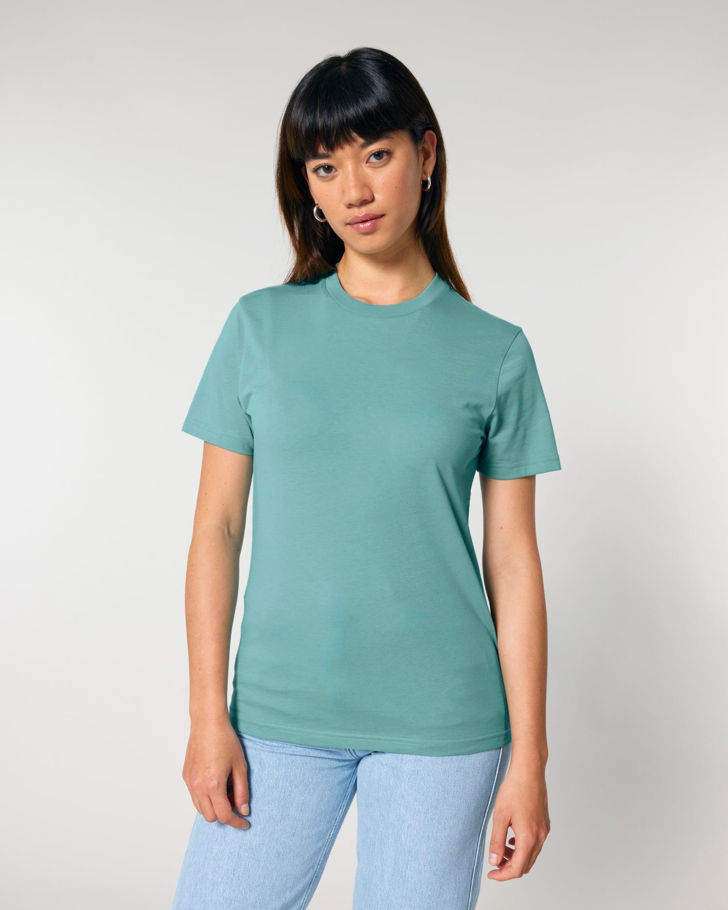 Crafter T-Shirt Teal Monstera – Bild 2